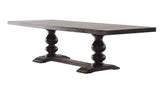 Coaster Phelps Rectangular Dining Table Antique Noir Model 121231